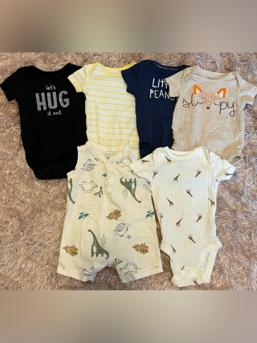 Baby Onesie Bundle- Size 0-3 & 3 month